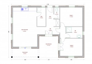 Plan maison bois Hirondelle